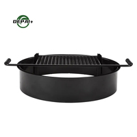 Bol à feu rond en métal de couleur originale Pit Outdoor Garden Wood Burning BBQ Grill for Patio Fuel Wood