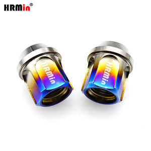 HRMin 10.9 kelas anti-maling kerucut kursi Gr.5 roda Titanium mur roda Titanium mur pengunci M14 * 1.5*27mm untuk Jeep Tesla mobil balap - Product Image 2