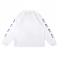 T-shirt à manches longues pour homme Glo Gang Boyz Worldwide, style streetwear de haute qualité, imprimé numérique, lettres et dessins animés