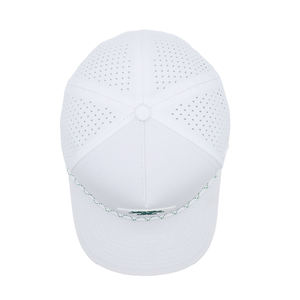 หมวกกอล์ฟกันน้ำระดับพรีเมียมแบบ 5 แผง พร้อมแผ่นยางปักแบบกำหนดเองและเชือกสำหรับกิจกรรมกอล์ฟกลางแจ้งที่ระบายอากาศได้ดี - Product Image 5