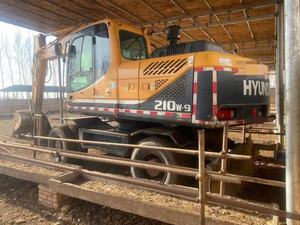 R210w -9 Hecho en Corea, Excavadora Hidráulica de Ruedas Usada Hyundai 210w-9 - Product Image 3