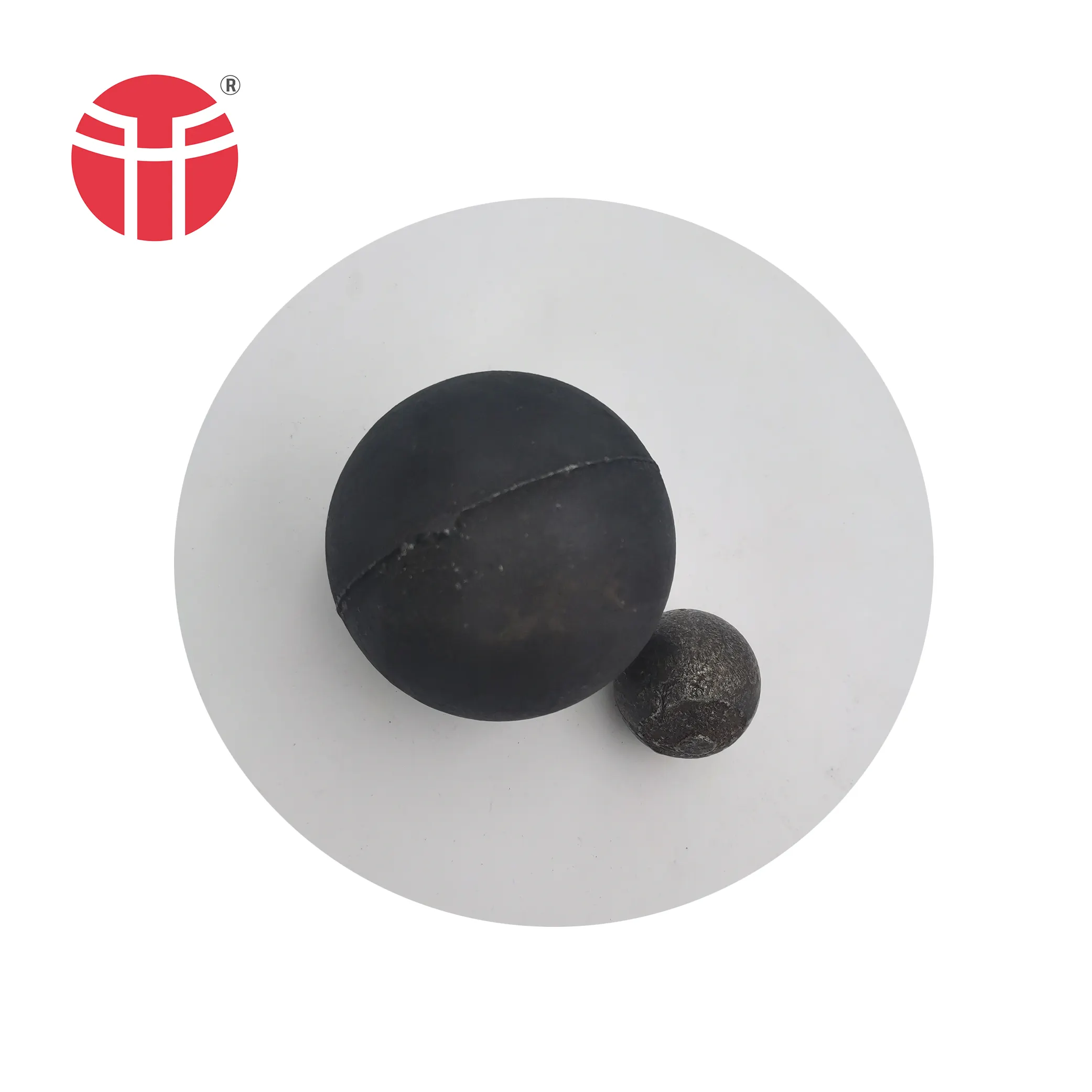高低クロム鋳造鋳造および鍛造鍛造研削媒体炭素鉄鋼ボール研削金鉱ボールサグミル