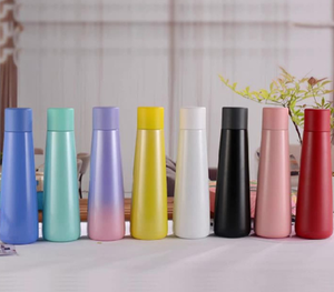 400ml Fashionable & Minimalist Stainless Steel <b>Double</b>-<b>walled</b> Vacuum Insulated Conical Tumbler - Product Image 1