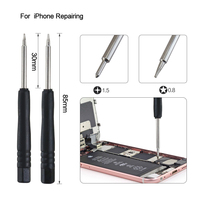 Phillips obeng Mini Pentalobe Tri Wing Torx kepala berlubang untuk DIY perbaikan ponsel kustom pegangan plastik mendukung OEM