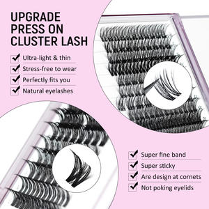 Kit <span class=keywords><strong>de</strong></span> <span class=keywords><strong>Pestañas</strong></span> Postizas en Racimo <span class=keywords><strong>de</strong></span> Larga Duración (14 Días), Curvatura C y D, Kit <span class=keywords><strong>de</strong></span> <span class=keywords><strong>Extensiones</strong></span> <span class=keywords><strong>de</strong></span> <span class=keywords><strong>Pestañas</strong></span> en Racimo, Kit <span class=keywords><strong>de</strong></span> <span class=keywords><strong>Pestañas</strong></span> en Racimo Personalizadas, Marca Privada - Product Image 6