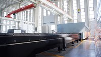 Découpeuse laser à fibre de type portique pour profilés en H, source Raycus, découpe biseautée 3D CNC pour profilés H/I/U, acier cornière et fabrication de structures en acier