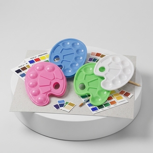 <span class=keywords><strong>Palette</strong></span> <span class=keywords><strong>de</strong></span> <span class=keywords><strong>peinture</strong></span> artistique en plastique colorée Keep Smiling Art Supplies, 6 compartiments, plateau <span class=keywords><strong>de</strong></span> mélange <span class=keywords><strong>de</strong></span> <span class=keywords><strong>peinture</strong></span> portable, <span class=keywords><strong>palette</strong></span> <span class=keywords><strong>de</strong></span> <span class=keywords><strong>dessin</strong></span> aquarelle - Product Image 1