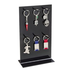 Espositore da banco in Plexiglas nero per il montaggio e l'esposizione di prodotti - Product Image 1