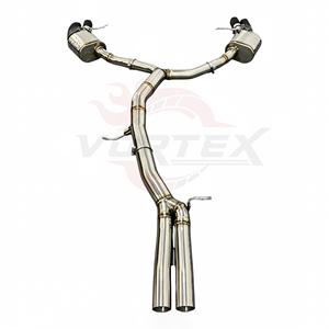 ท่อไอเสีย Vortex Direct Fit SS304 พร้อมวาล์ว สำหรับ Audi RS5 B9 2.9T ขายส่งจากโรงงาน ผู้ผลิตชุดแต่งเพิ่มสมรรถนะ - Product Image 4