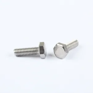 Hex Head Bolts DIN 933 Full Threaded 304 Stainless Steel M3-M48