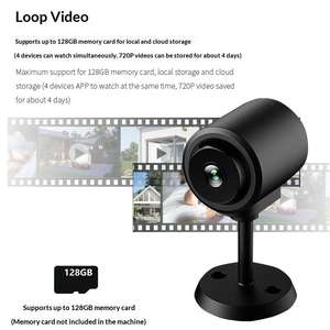 Caméra de sécurité intérieure C1Mini 1080P, petite caméra WiFi <span class=keywords><strong>sans</strong></span> <span class=keywords><strong>fil</strong></span> avec support, détection de mouvement, vision nocturne, emplacement pour carte SD - Product Image 3