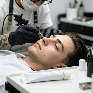 Crème de tatouage professionnelle 10g de qualité supérieure, formule avancée pour les studios de tatouage artistique, les centres de beauté professionnels, avec support technique - Product Image 4