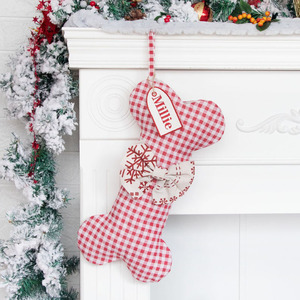 Soporte para Calcetines Navideños Personalizado al por Mayor, Calcetín Navideño de Algodón para Mascotas <span class=keywords><strong>2023</strong></span> - Product Image 4