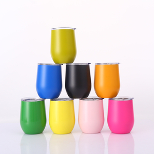 Custom 12oz Double Wall Stainless Steel Vacuum Insulated Wine Tumbler