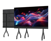 Pantalla LED COB Inteligente a Todo Color de 135 Pulgadas 2K/4K, Pantalla Digital Interactiva con 10 Puntos Táctiles, Clasificación IP54 para Centros Comerciales Interiores