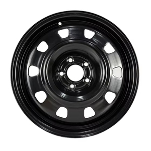 Rines de Repuesto Ahorradores de Espacio, Rines de Acero de 17x4J Pulgadas, 5 Orificios, Negros, para Automóvil, 17 Pulgadas, 5X110, para Emergencias - Product Image 1