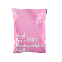 Sacs d'expédition personnalisés biodégradables autocollants pour vêtements et t-shirts, avec logo imprimé, pour l'emballage postal