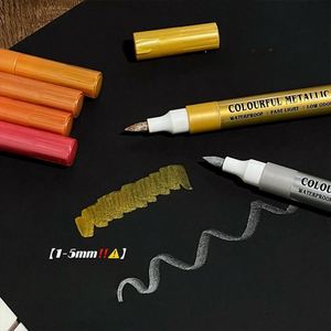 Wholesale 12-Color Plastic Metal Acrylic Brush Tip <b>Marker</b> Non-Toxic Eco-Friendly 1-5mm Tip Nail Art Painting Student DIY Drawing - Product Image 4