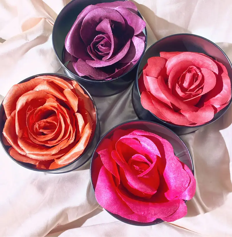 Beauty 3D Rose Blush High Pigment und Smooth 4 Farben Wasserdicht Vegan und Grausamkeit Free Blush für Gesichts Make-up