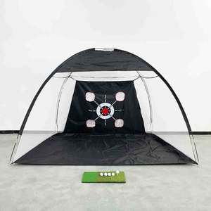 ตาข่าย10x7FT ไม้กอล์ฟโพลีเอสเตอร์สีขาว & สีดำทนทานเทรนเนอร์สำหรับฝึกซ้อมการตีและขับรถ - Product Image 6