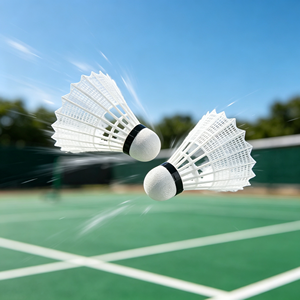 Factory Direct Supply of <b>Portable</b> Nylon <b>Table</b> Fiber Badminton Paddle Yellow Outdoor Training 6 Plastic Badminton Diamond Shape - Product Image 6