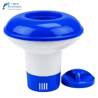Distributeur de chlore flottant Huidi de haute qualité, 1,5 pouce, en matériau PPS PP, design en forme de tablette, pour spa et piscine