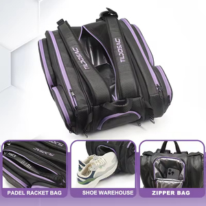 Mochila de Piel Personalizada para Pickleball, de Lujo, Impermeable, Modelo 2026, Gran Capacidad, para Hombre y Mujer - Product Image 4