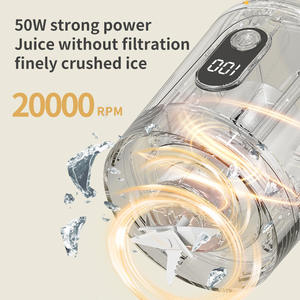 Exprimidor de Cítricos Eléctrico Portátil Mini de 600 ml, Exprimidor Masticador de Acero Inoxidable, USB, Manual, Inalámbrico, para Exteriores, para Hacer Smoothies - Product Image 4