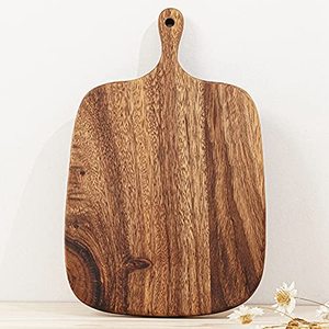Planches à découper en bois avec poignées en noyer, style <span class=keywords><strong>vintage</strong></span>, écologiques, nouveau produit, vente chaude, logo OEM, restaurant nordique, unique - Product Image 2
