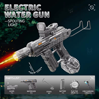 Pistolet à eau électrique automatique modèle Uzi en plastique, tendance été 2026, pour enfants, jeux de plage et de piscine en extérieur, jouet tendance