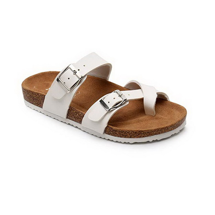 Las Mejores Ofertas En Sandalias Planas De Mujer Parte Superior De Corcho | EBay
