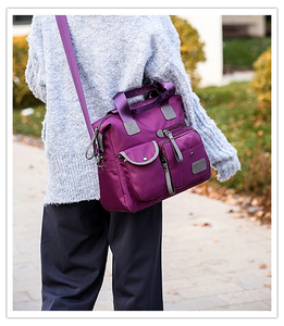 <span class=keywords><strong>Sac</strong></span> à bandoulière uni - <span class=keywords><strong>Sac</strong></span> d'école tendance de <span class=keywords><strong>style</strong></span> coréen - <span class=keywords><strong>Sac</strong></span> à <span class=keywords><strong>main</strong></span> en toile décontracté pour <span class=keywords><strong>femme</strong></span> de grande capacité - Product Image 6