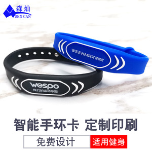 Pulsera Inteligente Mori NFC con Chip F08, Correa de Silicona para Control de Acceso, Sensor RFID, para Casilleros de Sauna - Product Image 2