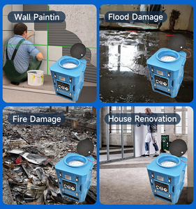 Thương mại công nghiệp cao cấp Máy lọc không khí di động màu xanh lá cây Máy lọc không khí máy sấy Lọc thiệt hại nước phục hồi tầng hầm mới H13 - Product Image 2