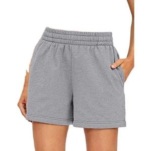 Pantalones Cortos Deportivos de Algodón 100% para Mujer, Pantalones Cortos Deportivos con Cintura Elástica Ancha - Product Image 4