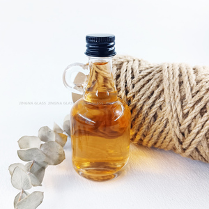 Fabricante de Botellas de Vidrio para Brandy de 50 ml con Tapa de Rosca Personalizada, Muestras de Botellas de Vidrio para Ginebra, Ron, Tequila, Whisky y <span class=keywords><strong>Vodka</strong></span> - Product Image 1