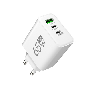 适用于大多数智能手机的三个USB充电器块65w多端口USB电话充电器块1个USB2 PD端口USB块壁式充电器立方体 - Product Image 2