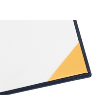 Porte-certificat et couverture de diplôme en cuir PU A4 avec tailles et logo personnalisables