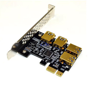 Placa de conversão <span class=keywords><strong>PCI</strong></span>-E 1-to-4PCI-E para a ranhura <span class=keywords><strong>PCI</strong></span>-E Uma arrastar quatro placas de expansão <span class=keywords><strong>USB3.0</strong></span> - Product Image 4