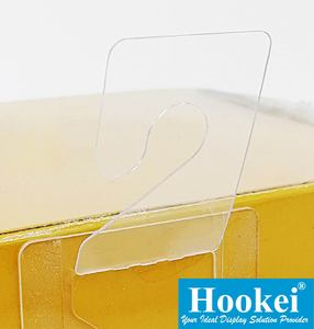 pet <b>Plastic</b> Hanging Tabs Adhesivetag Display Hang Tab - Product Image 2