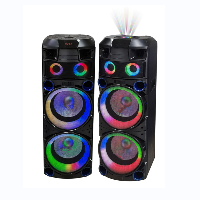 2.0CH Tower Speaker Active Speaker Box Professional Player with Microphone PARTY BOX
