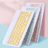Meilleures Ventes Slim Ultra-Slim Bt Clavier Portable Mini Clavier Sans Fil Rechargeable pour Tablette Téléphone Smartphone