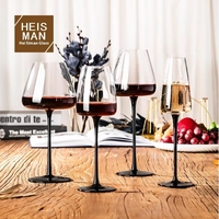 Verres à vin colorés de luxe modernes et vintage, motif ciel étoilé, pour vin rouge et liqueur, en cristal, grande capacité, pour mariage et fête