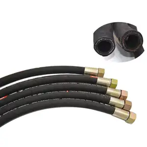 OEM-manguera de goma resistente al aceite para coche, manguera hidráulica para aceite SAE100r2/DIN En 2sn, Mangueras hidráulicas