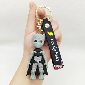 Date 3D <span class=keywords><strong>Porte</strong></span>-clés Belle Bande Dessinée Marvel <span class=keywords><strong>Groot</strong></span> <span class=keywords><strong>Porte</strong></span>-clés Enfants Cadeau <span class=keywords><strong>Porte</strong></span>-clés De Voiture <span class=keywords><strong>Clé</strong></span> Poupée Anti-Perdu Accessoires Sac À Dos Pendentif - Product Image 3