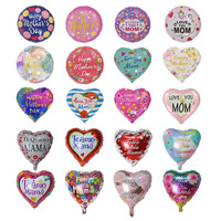 Nouveaux modèles 18 pouces fête des pères espagnole fête des mères je t'aime maman papa forme ronde pour la décoration de fête d'anniversaire Globos
