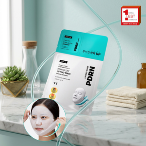 แผ่นมาส์กหน้า VT PDRN Radiance Lifting Mask 1 แผ่น 27 กรัม พร้อมสารบำรุงผิวหน้า 1.5 มล. Radiance Essence - Product Image 3