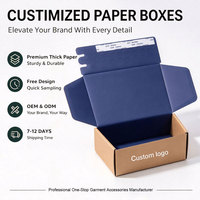 Emballages cosmétiques personnalisés haut de gamme, boîtes en papier kraft, cartons en carton ondulé, boîtes d'expédition, boîtes postales, logo imprimé de luxe