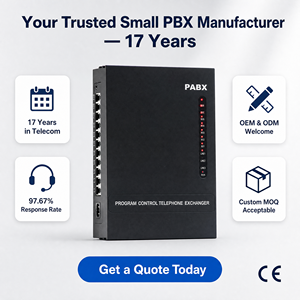 Mini PBX PABX de 3 Líneas y 8 Extensiones con Música en Espera, Transferencia de Llamadas, Conmutador Telefónico Central para Oficina, Hogar, Hotel - Product Image 5