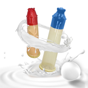 Neues geformtes Dildo-Verhütung kondom, das den Penis erweitern und verlängern kann, wieder verwendbares Kondom, um die Ejakulation zu verzögern, ein männliches Sexspielzeug - Product Image 1